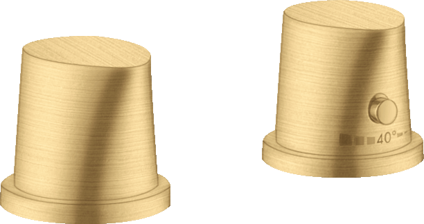 12422250 Термостатический смеситель для ванны на 2 отверстия AXOR STARCK ORGANIC