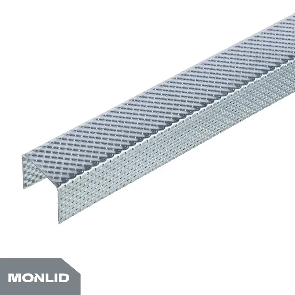 Монтажная рейка MONLID 27x28 мм 3 м цвет серый Нет STLM-2041914 - Вид №1