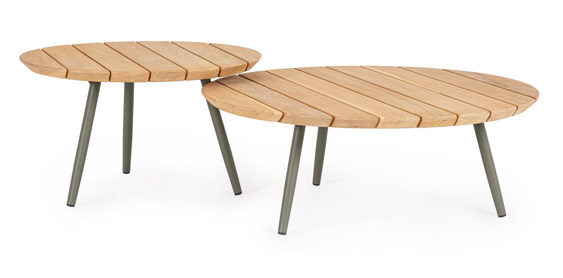 Круглый стол из тикового дерева BIZZOTTO Ivissa ARCH-00022431 - Вид №4