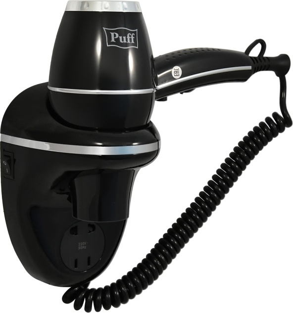 1405.018 Фен для волос с доп розеткой 1800ВlB PUFF  - Вид №9