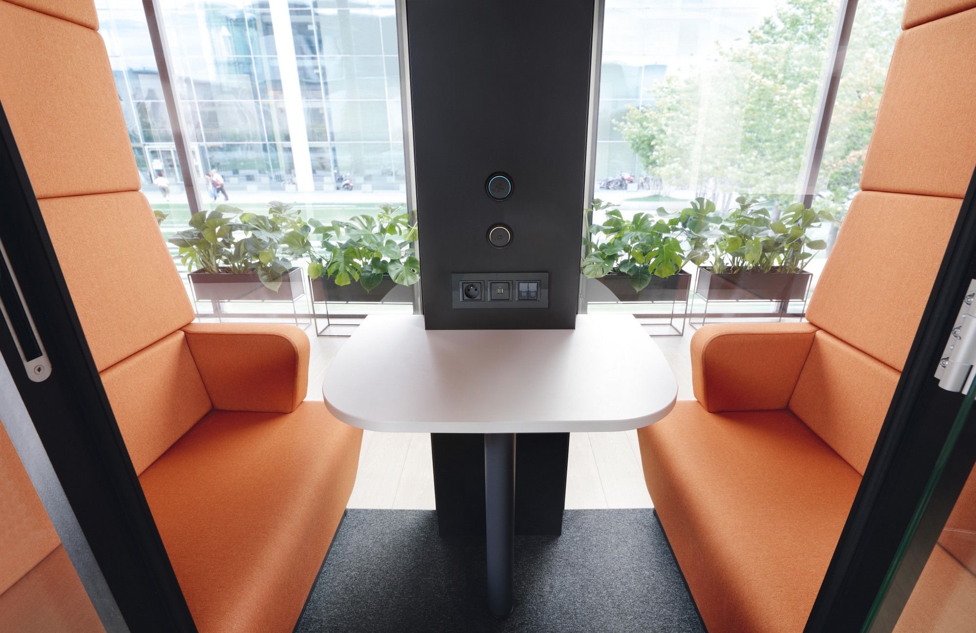 Многосторонняя акустическая офисная кабина со встроенным освещением Mikomax Smart Office Hushoffice ARCH-00086277 - Вид №12