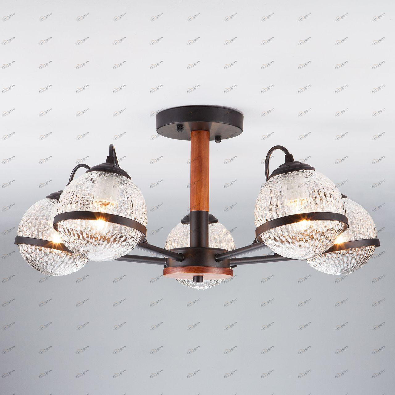 Потолочная люстра Eurosvet Livia 70081/5 черный EUROSVET LIVIA 184394 Черный