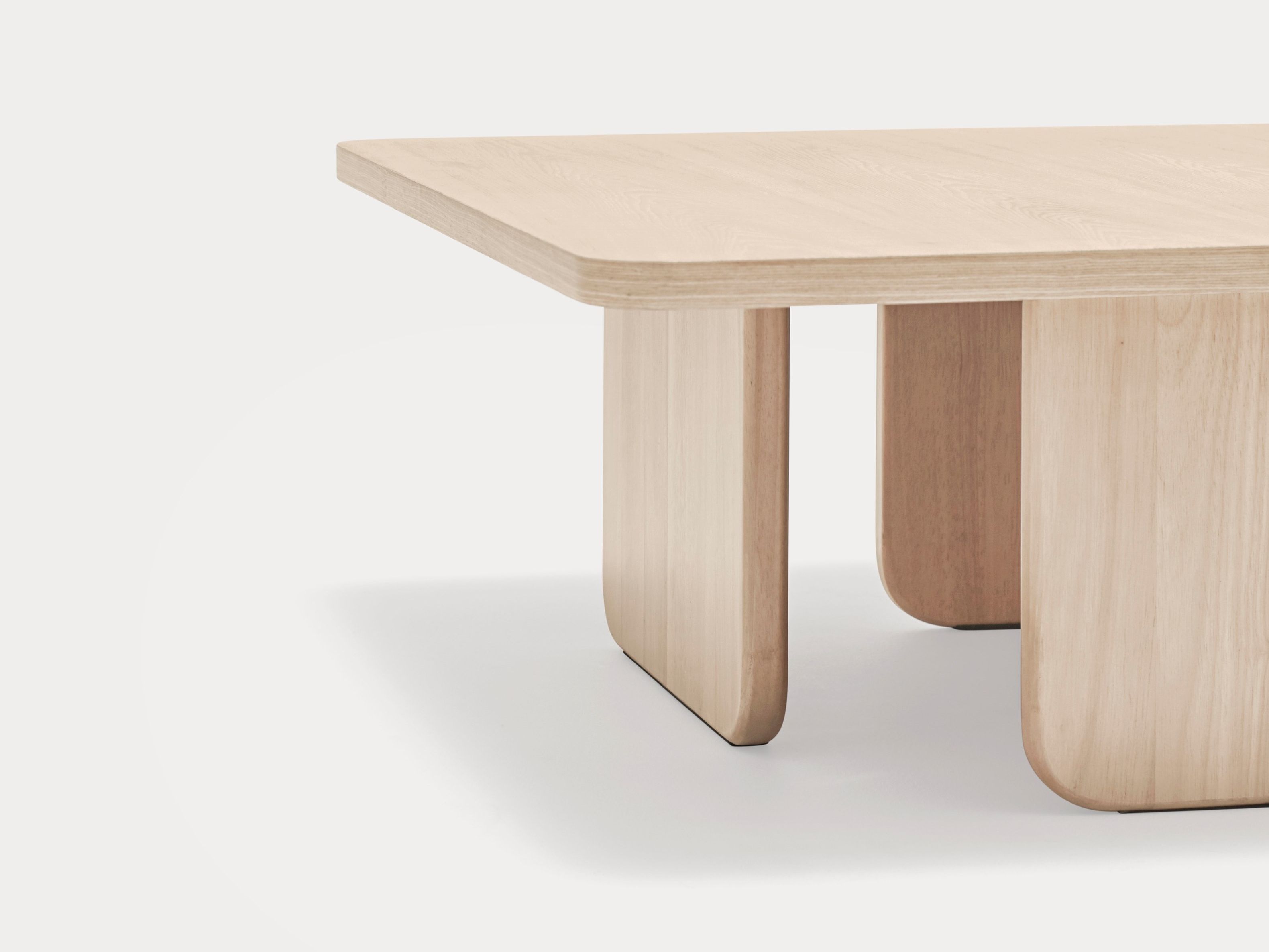 Низкий квадратный журнальный столик из ясеня TEULAT Arq ARCH-00140789 - Вид №8