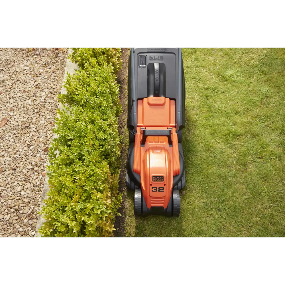 Газонокосилка электрическая Black&Decker BEMW451BH-QS 1200 Вт 32 см BLACK + DECKER STLM-2037192 - Вид №13