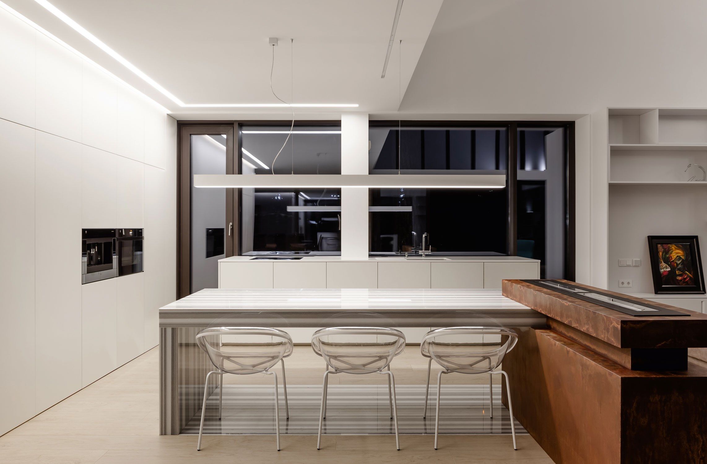 Алюминиевый потолочный линейный профиль освещения Deltalight Streamliner ARCH-00101849 - Вид №11