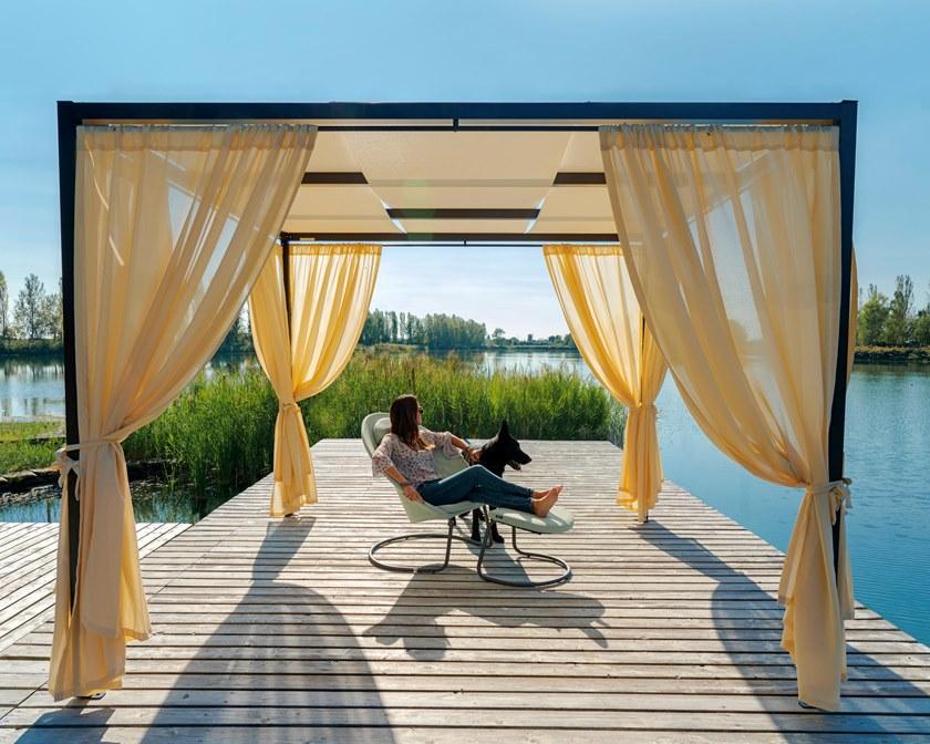 Giulio Barbieri Самонесущая пергола из алюминия и пвх sun-id-1360954 - Вид №7