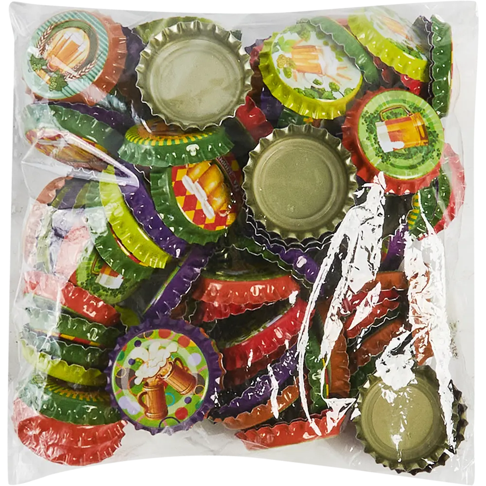 Santreyd Кронен-пробки для пивных бутылок, 100 шт - стальные, зеленые 88451867 STLM-0958088