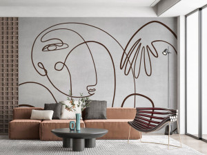 Рулонные гипсовые обои