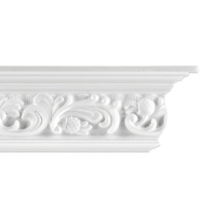 Плинтус потолочный инжекционный D 137/80 ( 40 шт. в упак.)