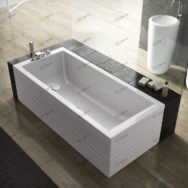 Ванна с основаниями Moove 170x75 9450-42415 Jacuzzi 945042415