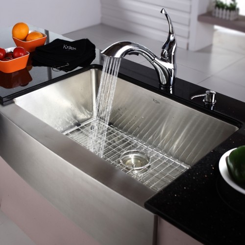 KHF200-30 Мойка кухонная прямоугольная Krausru  - Вид №3