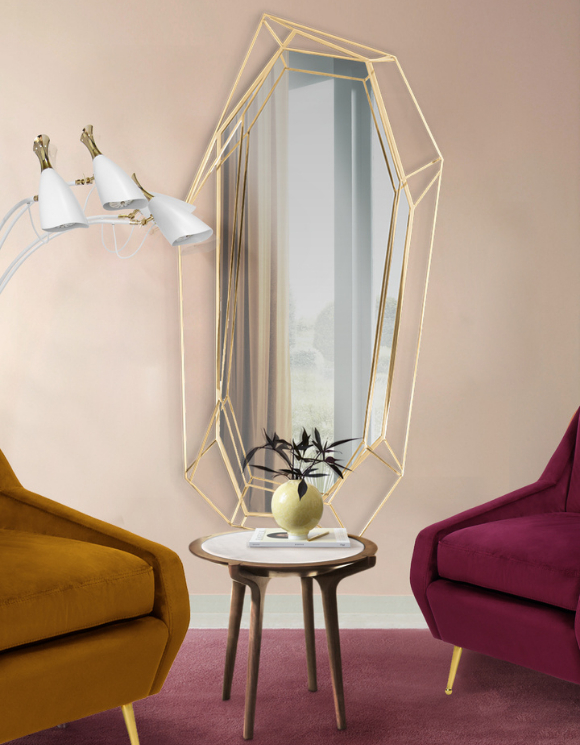 Зеркала Diamond Wall Mirror Covethouse ESSENTIAL HOME  - Вид №2