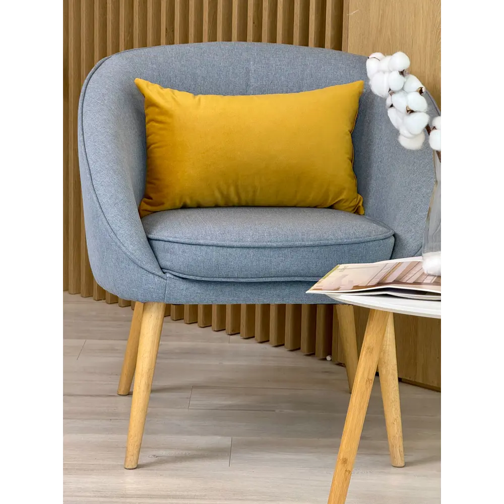 Подушка декоративная Linen Way 30x50 см бархат цвет горчица STLM-2043515 - Вид №3