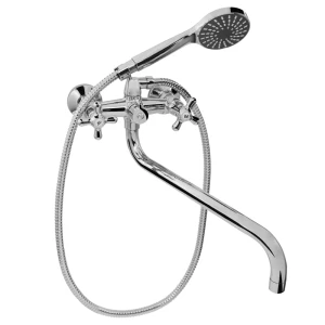 Смеситель для ванны Louise LK-12 с лейкой и шлангом 86304097