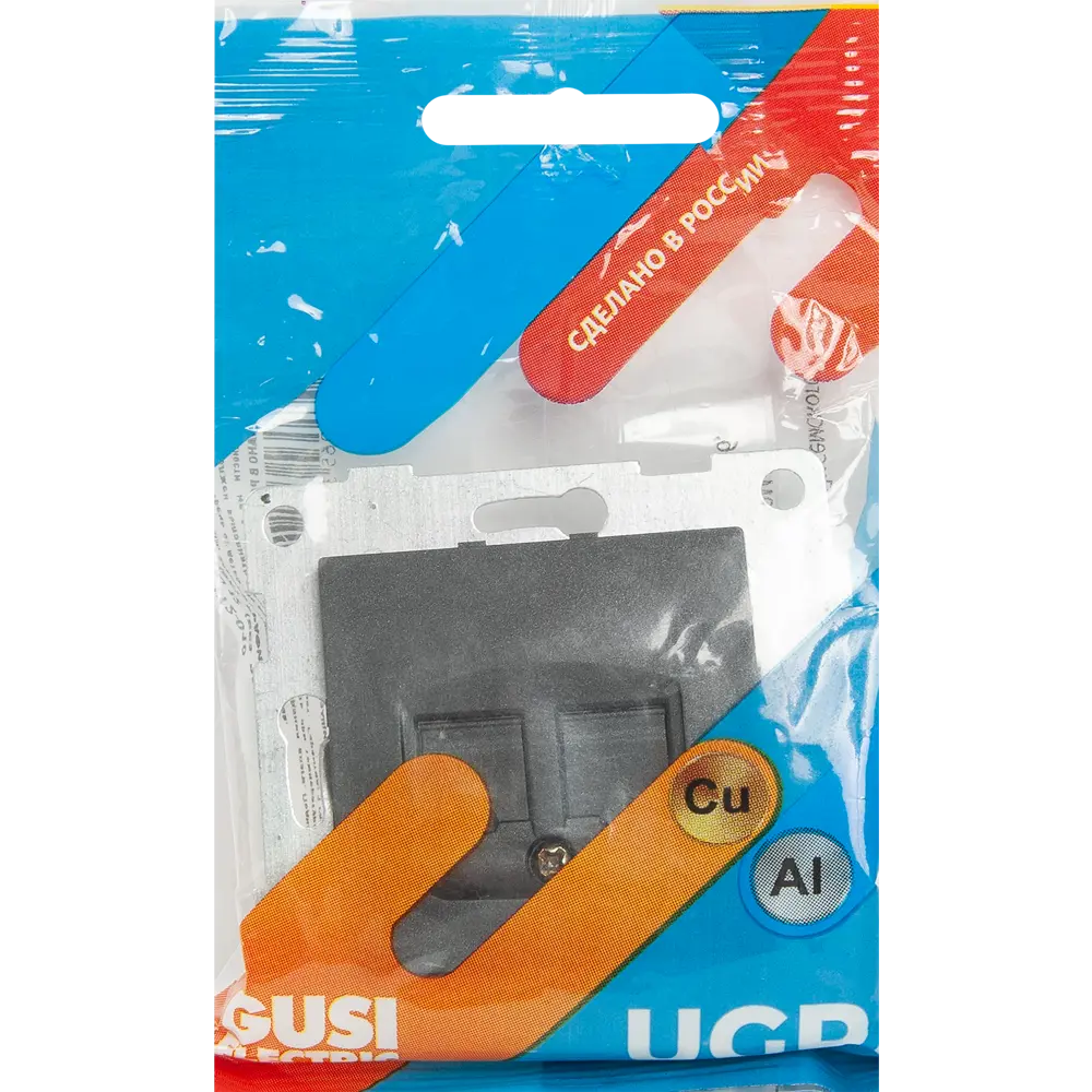 Сетевая розетка GUSI Electric для интернета в графитовом корпусе 83864451 Ugra STLM-0045229 - Вид №5