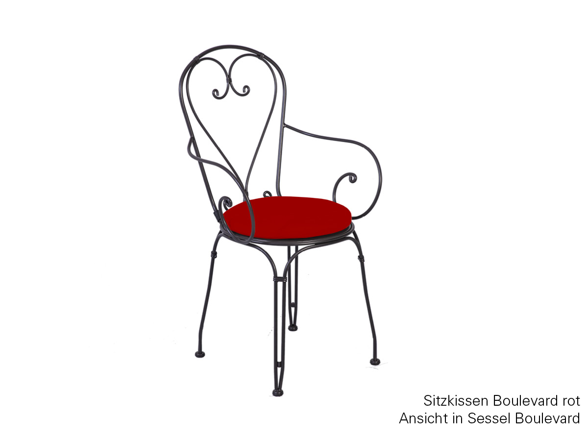 10.00.0392 Подушка сиденья Boulevard красная Mbm - Вид №1