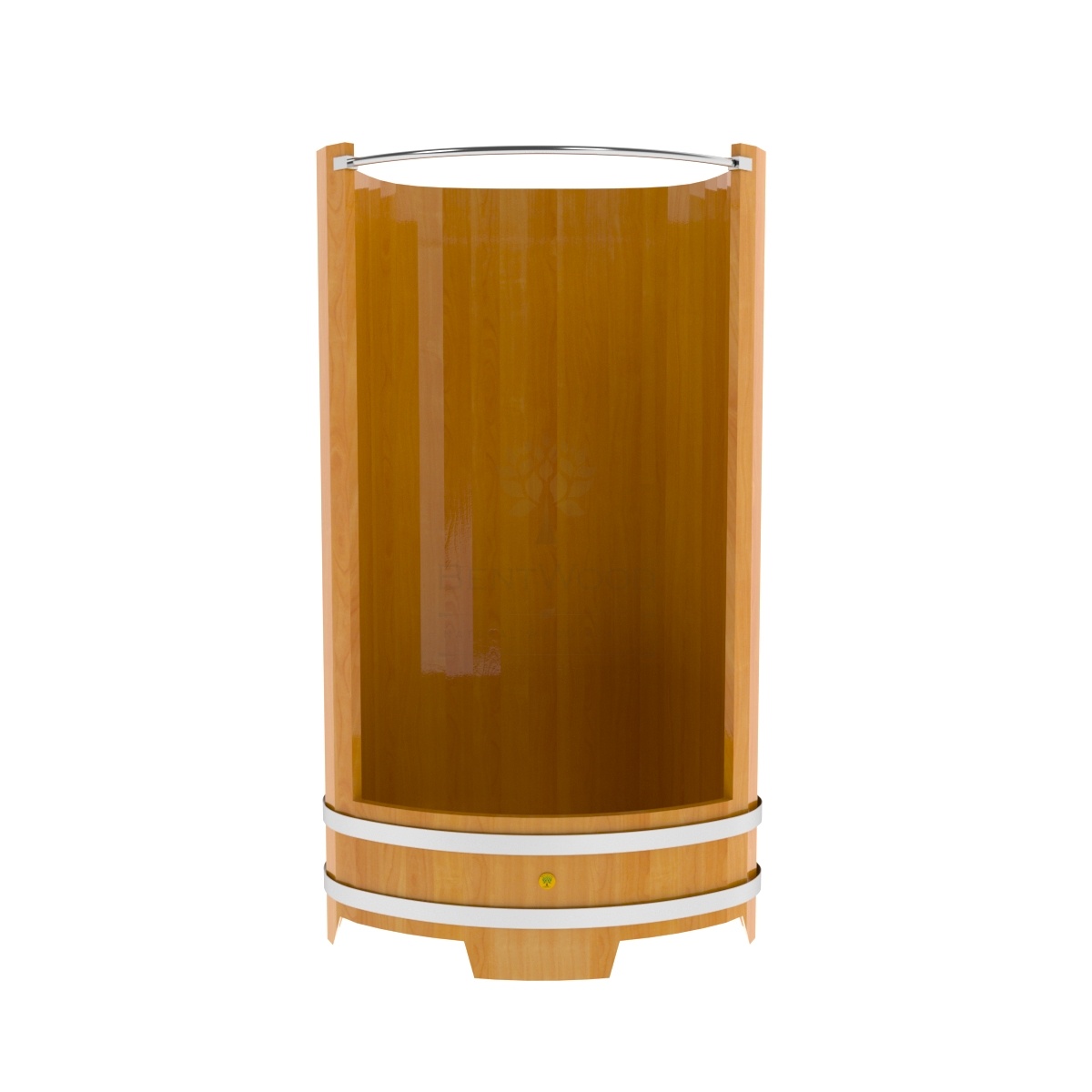 1847 Душевая кабина большая с держателем для шторки натуральная премиум Alyarus  - Вид №2