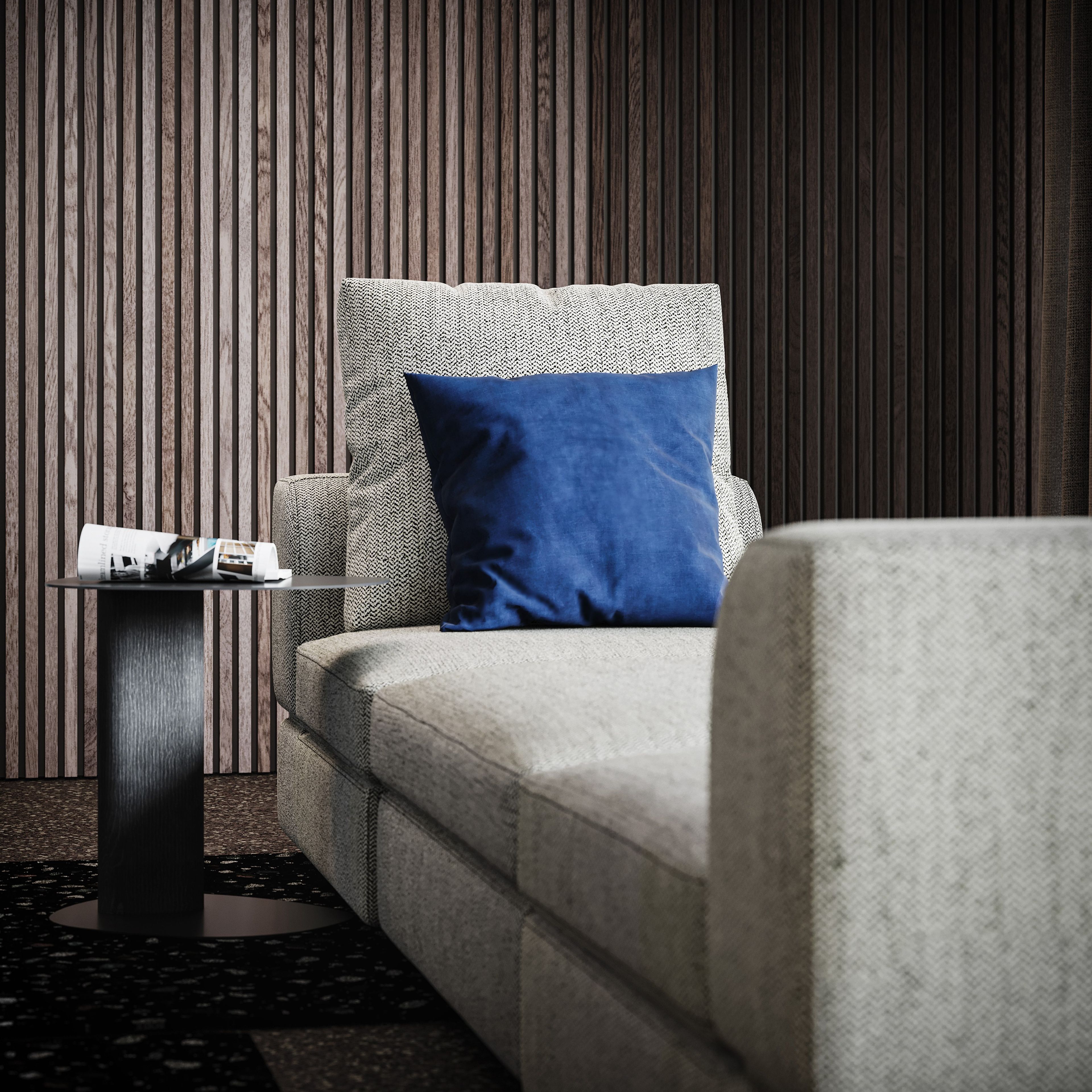 Тканевый диван с полуостровом Liu Jo Living Collection Pixi ARCH-00078655 - Вид №12