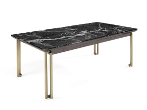 Мраморный прямоугольный фиксированный стол