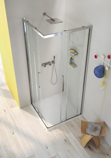 VISMARAVETRO Душевой уголок угловой с раздвижной дверцей 7000 sun-id-1345016 - Вид №3