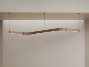 Алюминиевый подвесной линейный светильник