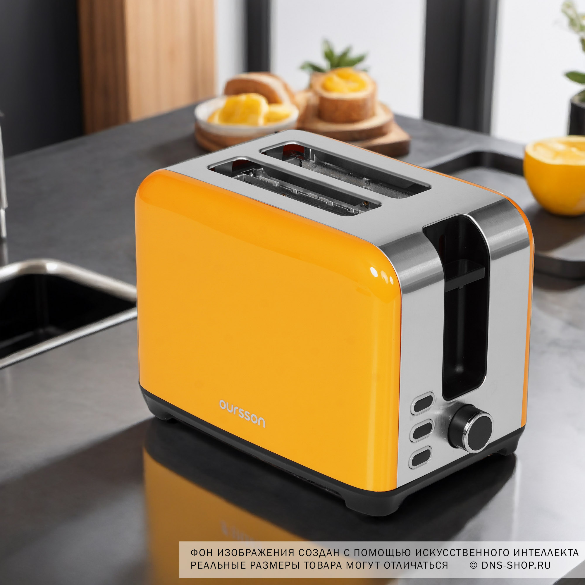 5368920 Тостер Oursson TO2120/OR оранжевый STDN-0063656 - Вид №8