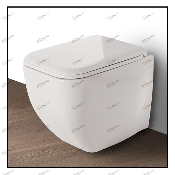 SHCOVAKTR Приставной унитаз напольный Белый Ceramica Cielo SHUI Comfort Италия