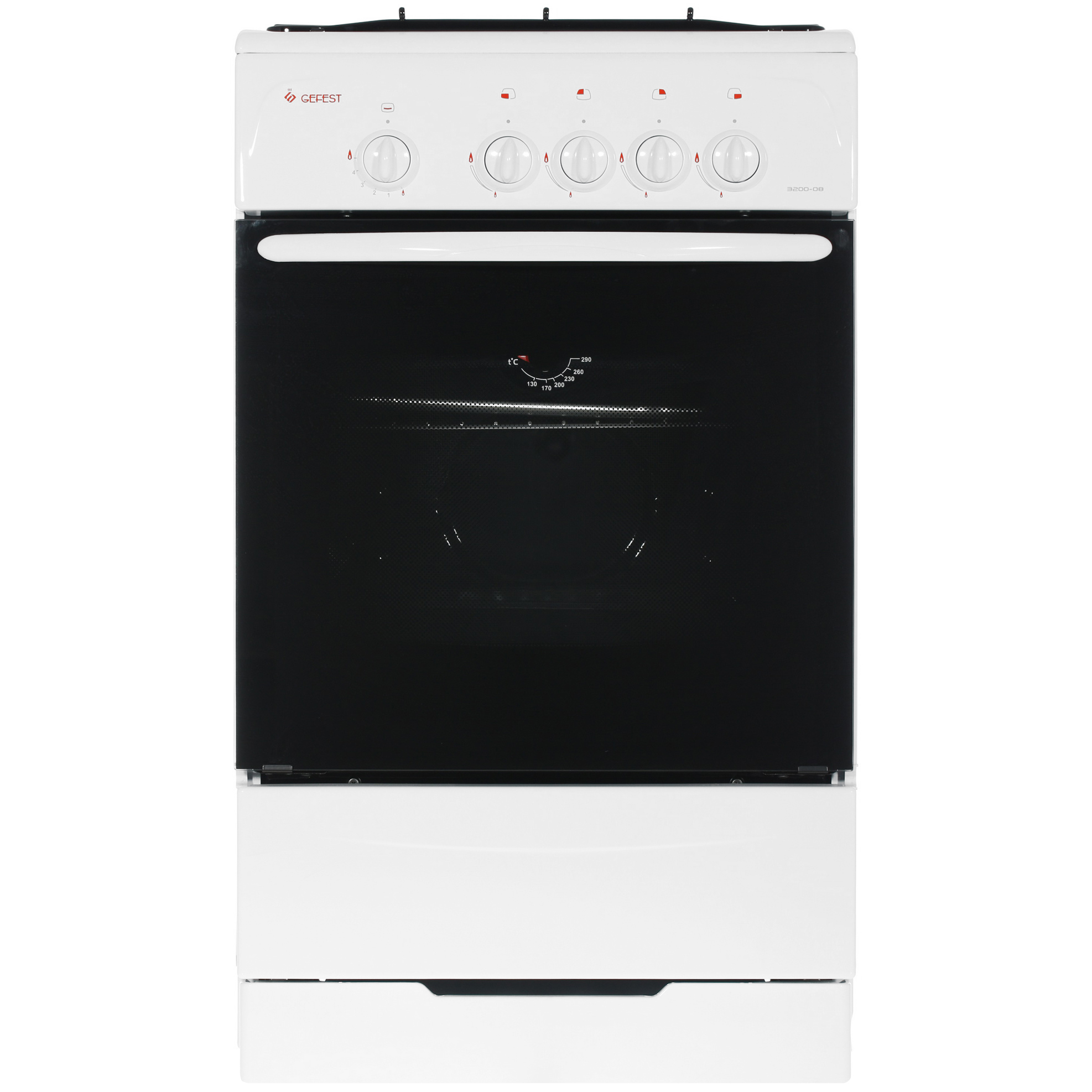 7931025 Газовая плита Gefest ПГ 3200-08 К33 белый STDN-0076881