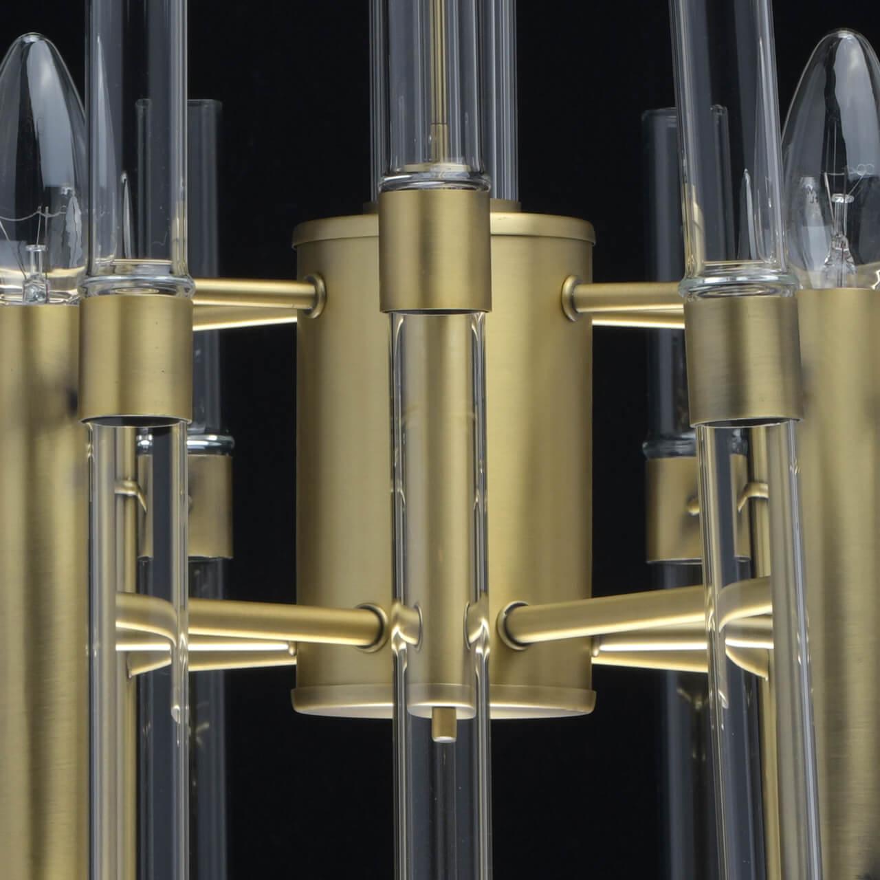 Подвесная люстра MW-Light Альгеро 285010806 латунь MW-LIGHT ДИЗАЙНЕРСКИЕ, АЛЬГЕРО 220614 Латунь  - Вид №1