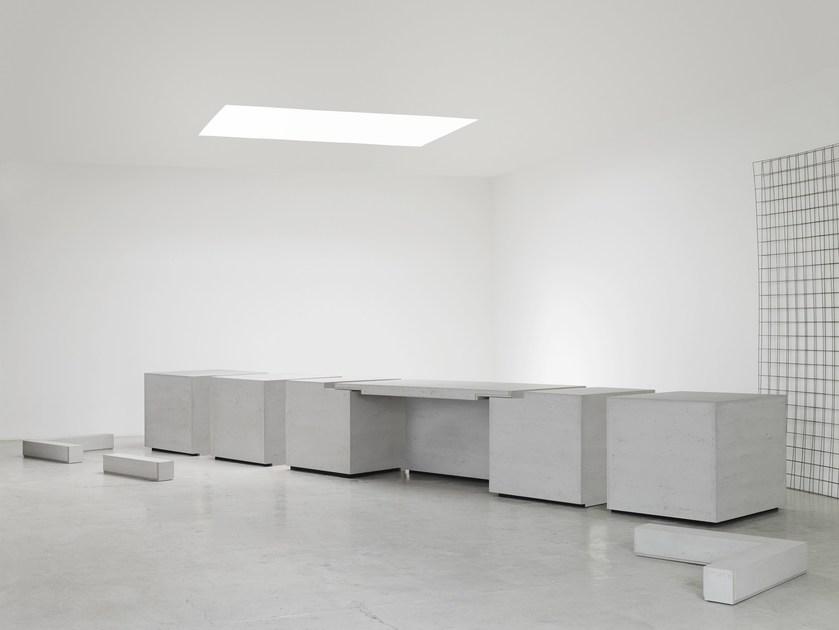 Isomi Модульная офисная стойка администратора из легкого бетона sun-id-1428827 - Вид №1