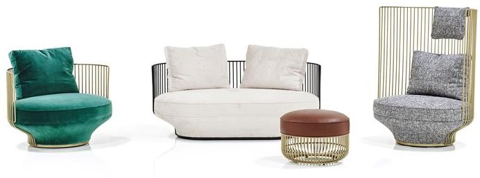 Wittmann Кресло из ткани Paradise bird sun-id-1350321 - Вид №2