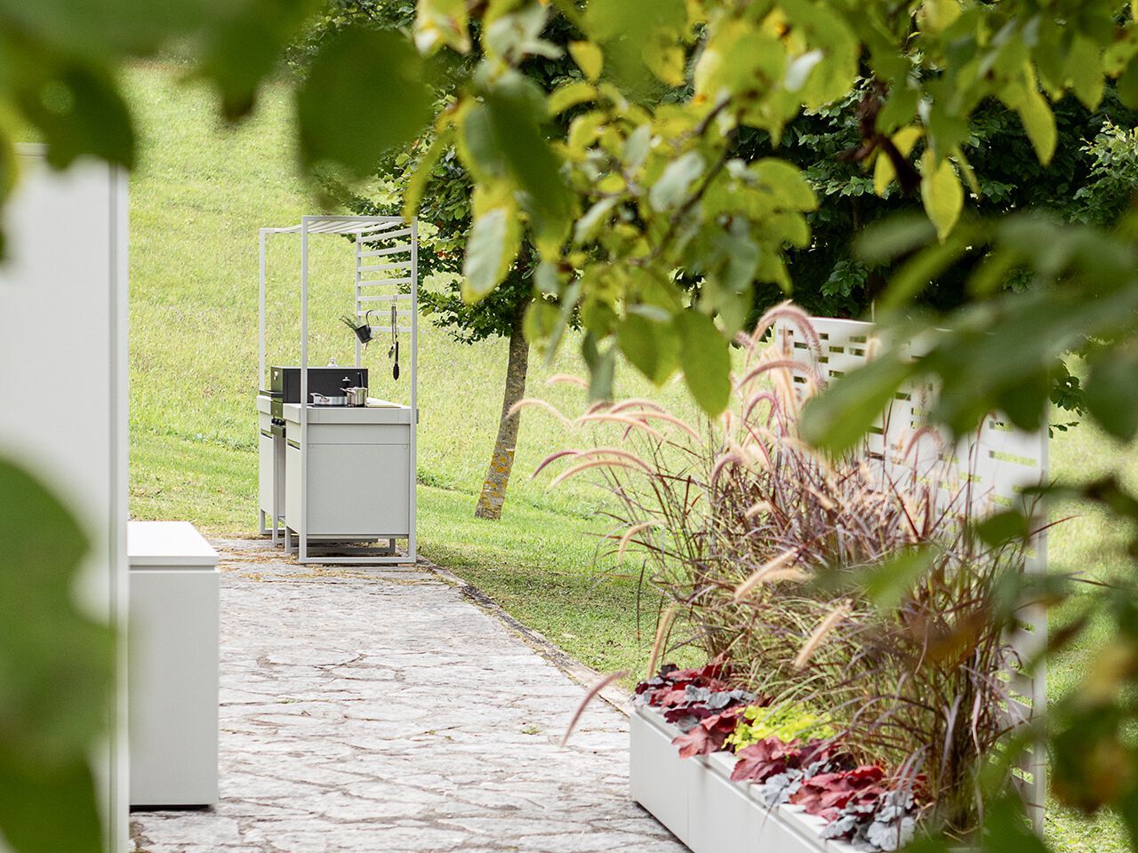 Модульная уличная кухня с газовым барбекю Fògher LARES ARCH-00124481 - Вид №6