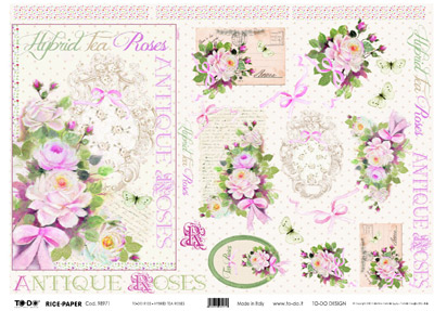 103 бумага рисовая Mini Rice Paper 35 x 50 98971 / TD To-Do 