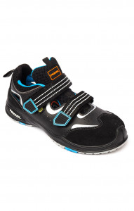 5031735 Полуботинки ПЕЦЦОЛЬ ФОРМУЛА 3 с перфорацией c композитным подноском и проколозащитной прокладкой черно-синие  Летняя обувь размер 44