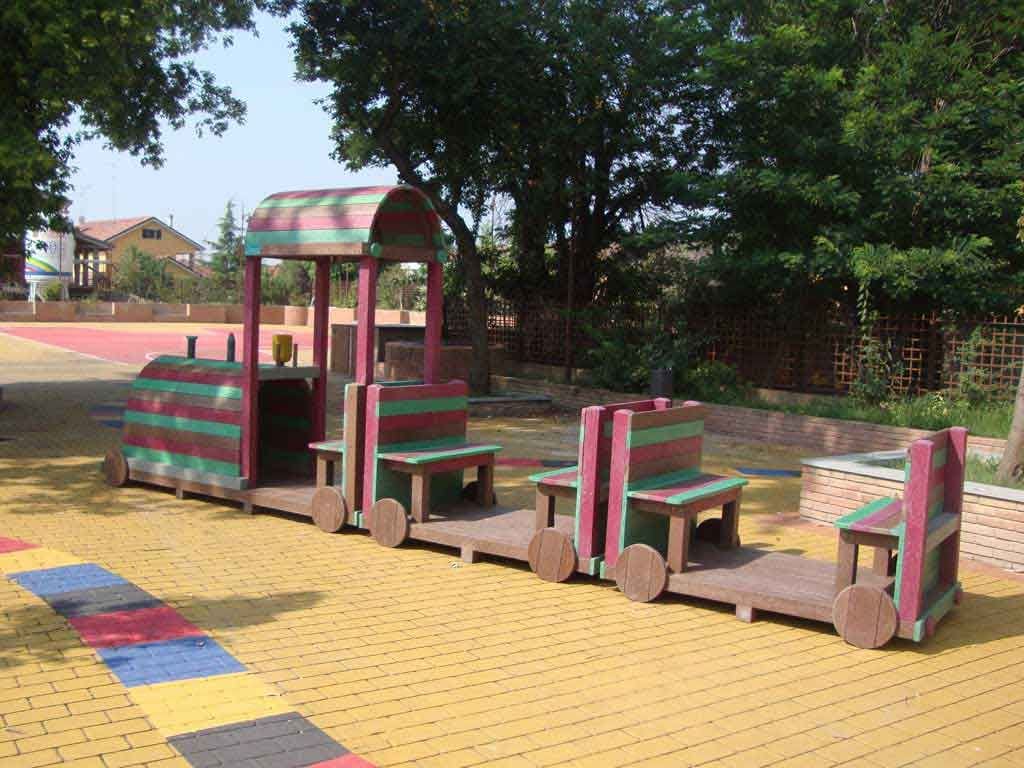 Рециркулированная пластиковая игровая структура EUROCOMITALIA TRENINO ARCH-00060901 - Вид №1