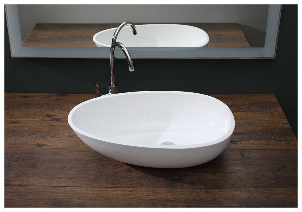 A20 Накладная раковина на столешницу  овальная Aquanet  - Вид №1