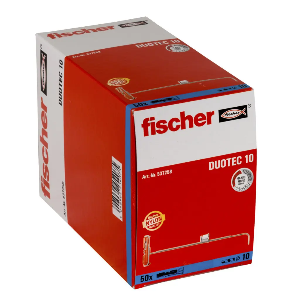 Дюбель-гвоздь Fisher Duotec 10x40 мм, нейлон, 50 шт. 81949956 STLM-2134931 FISCHER  - Вид №2