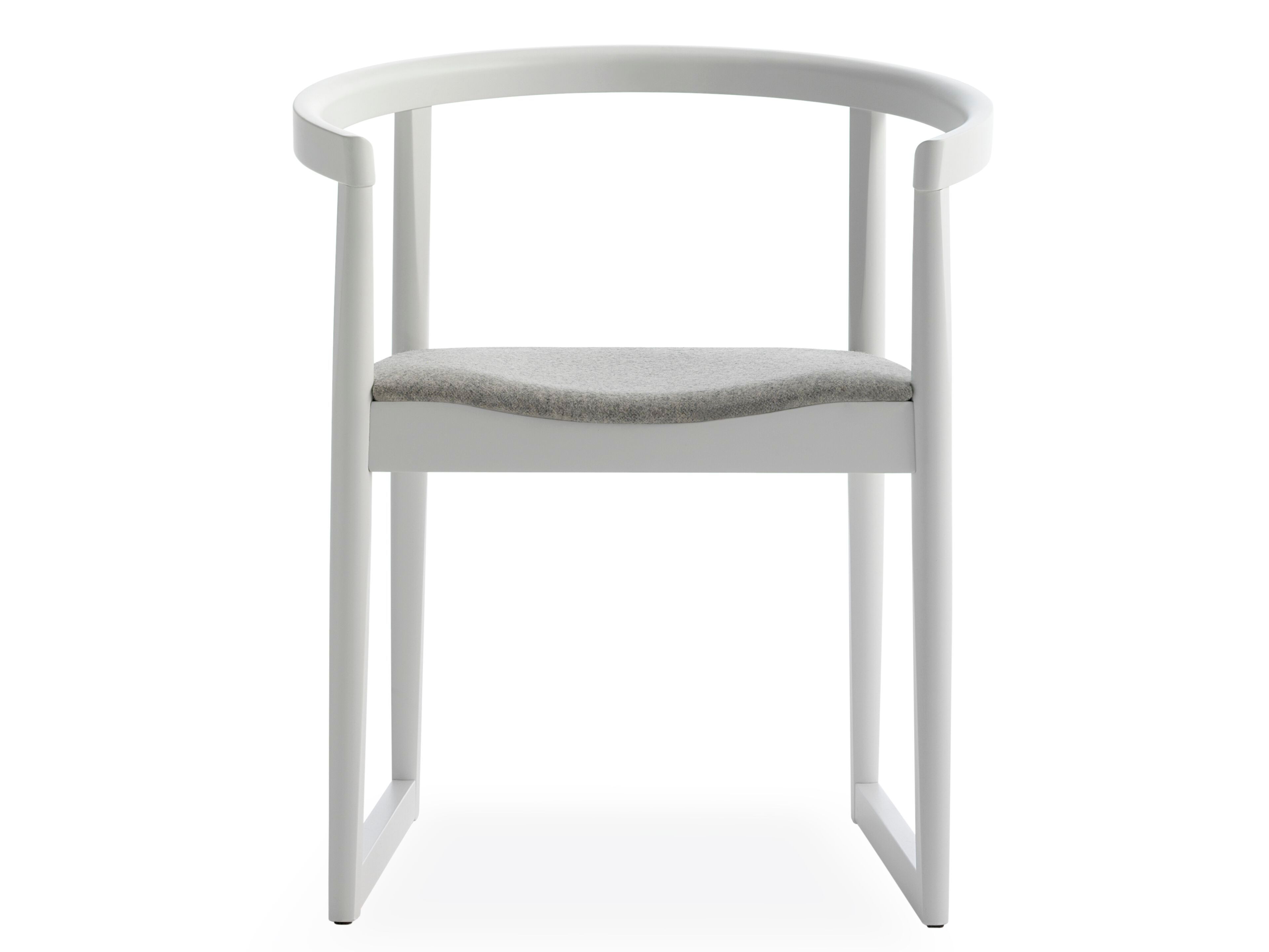 Стул из бука с подлокотниками со встроенной подушкой Billiani Nordica ARCH-00142243