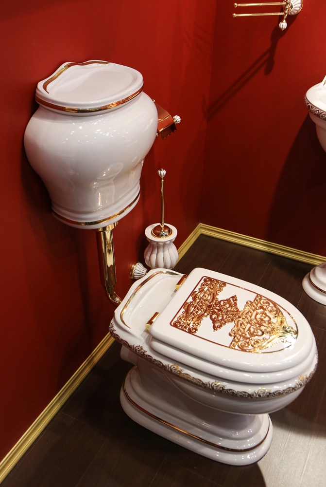 ML.MLD-25.711.BI/ML.MLD-25.728.BI/ML.OLV-29.013/ML.OLV-29.015/ML.RIC-29.040.BI.CR/ML.RIC-29.045.CR Компакт унитаз с бачком Хромированный Migliore  Италия  - Вид №2