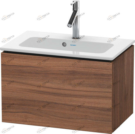 LC615607979 L-Cube Тумбочка подвесная компакт Орех натуральный, декор Duravit