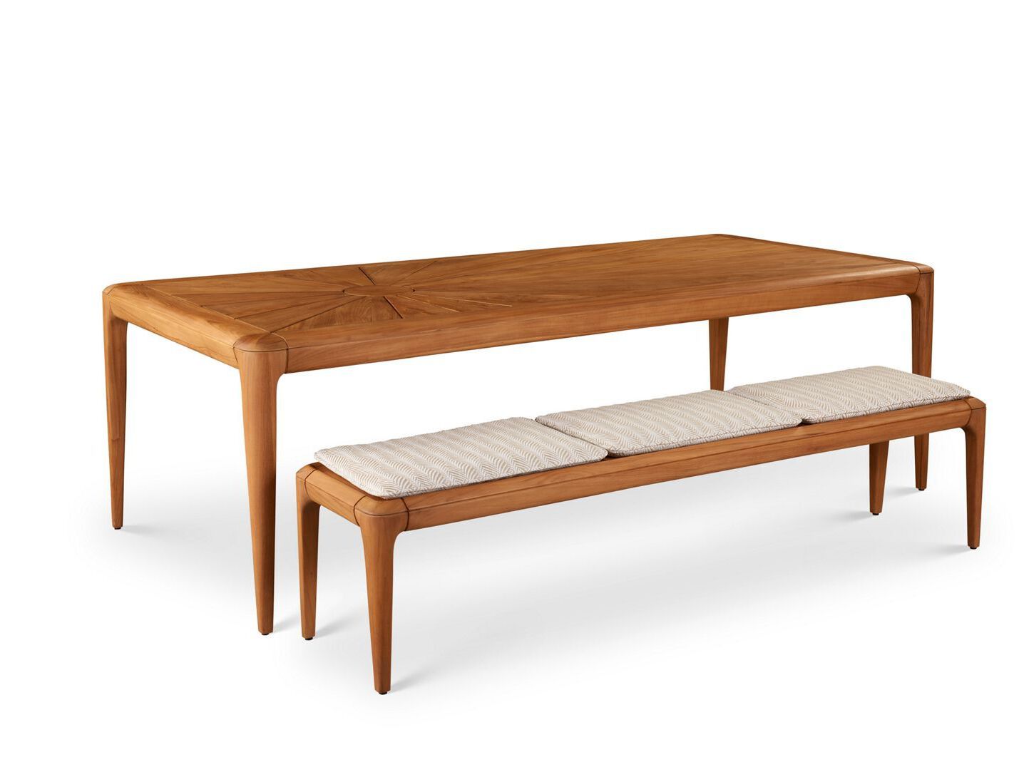 Прямоугольный садовый стол из тикового дерева ROCHE BOBOIS AUREA ARCH-00073273 - Вид №2