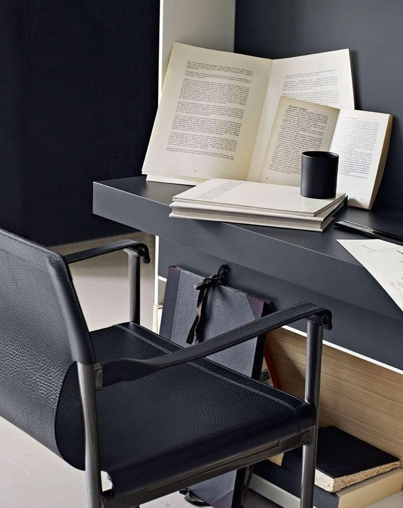 B&B Italia Кожаное кресло с подлокотниками Mirto indoor Im58b - Вид №3