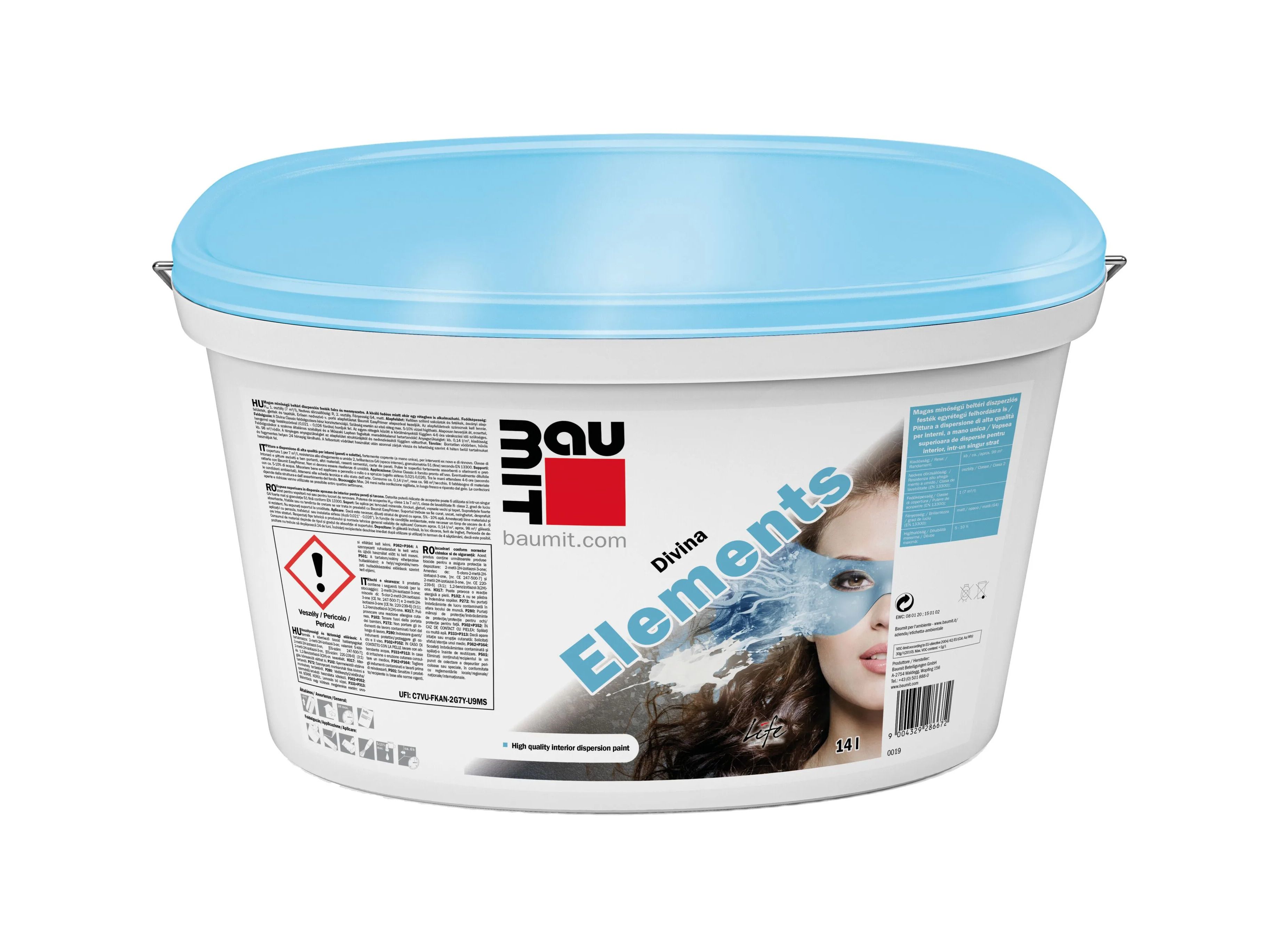 Полувлажная органическая дисперсионная краска для воды Baumit Divina ARCH-00043121 - Вид №1