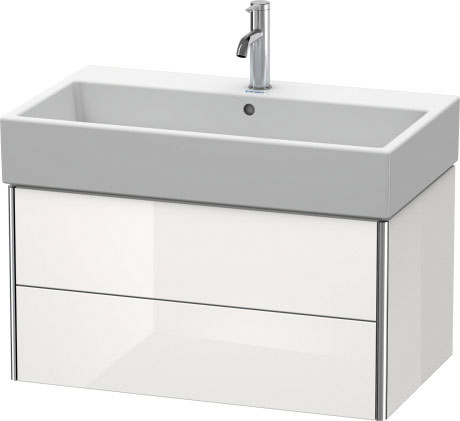 XS419503939 XSquare Тумбочка подвесная Скандинавский белый шелковисто-матовый лак Duravit - Вид №2