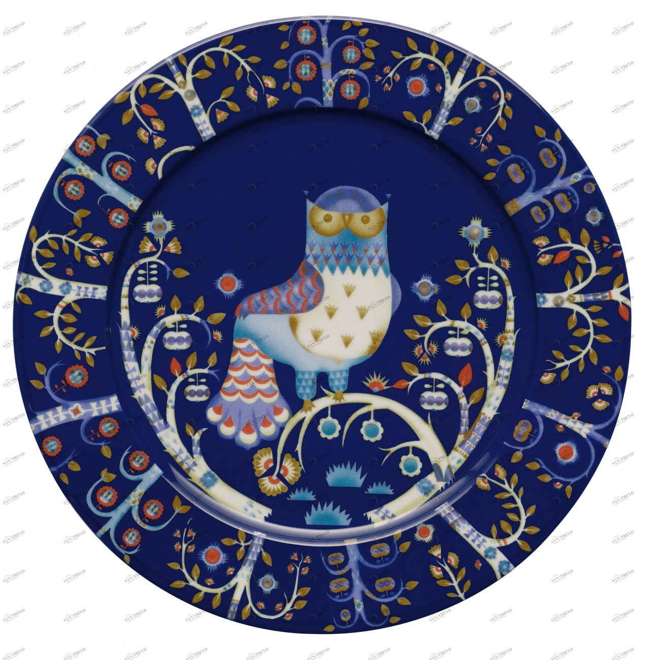 Блюдце "Taika" синяя IITTALA СОВРЕМЕННЫЙ 081719 Разноцветный 