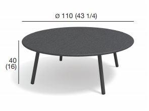 RODA Круглый садовый столик из тика Piper sun-id-1349655 - Вид №1