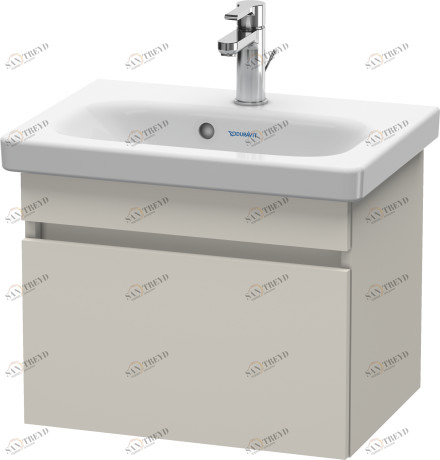 DS630309191 Тумбочка подвесная компакт DuraStyle #DS6303 500 x 368 мм Серо-коричневый декор Duravit