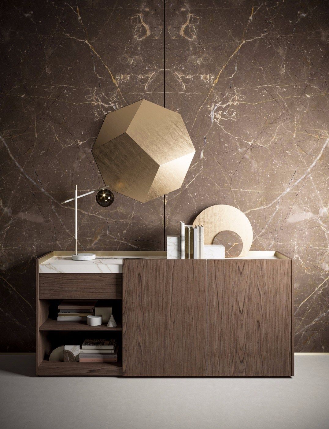 Деревянный офисный шкаф с распашными дверями PROF Block 2.0 ARCH-00096353 - Вид №3