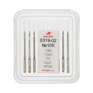 319-02 (№90-150) Иглы для пром. шв. машин 100 шт №100 АРТИ
