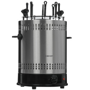 5416621 Электрошашлычница DEXP KBM-1400 серебристый